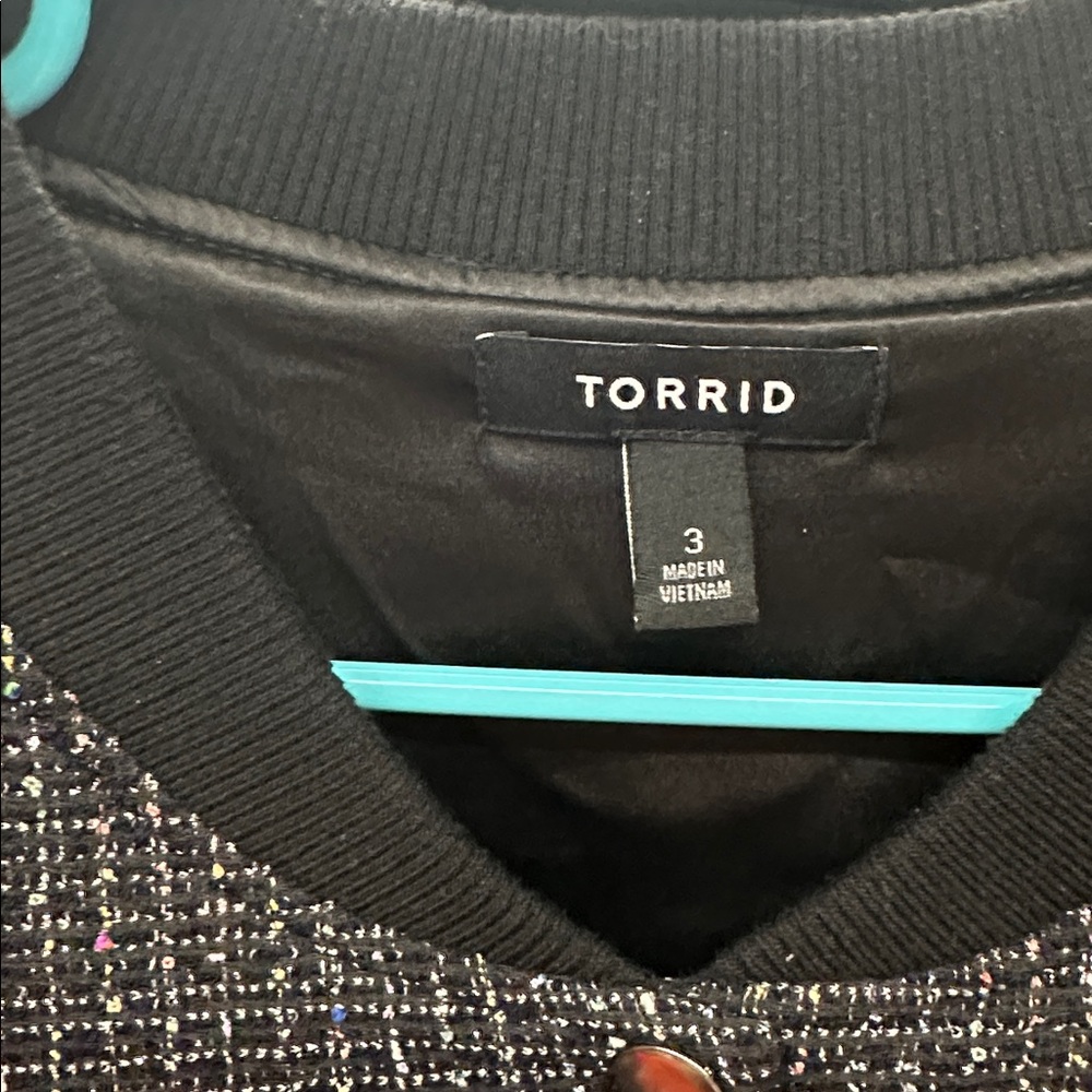 Torrid Multicolor Boucle jacket - Picture 2 of 4